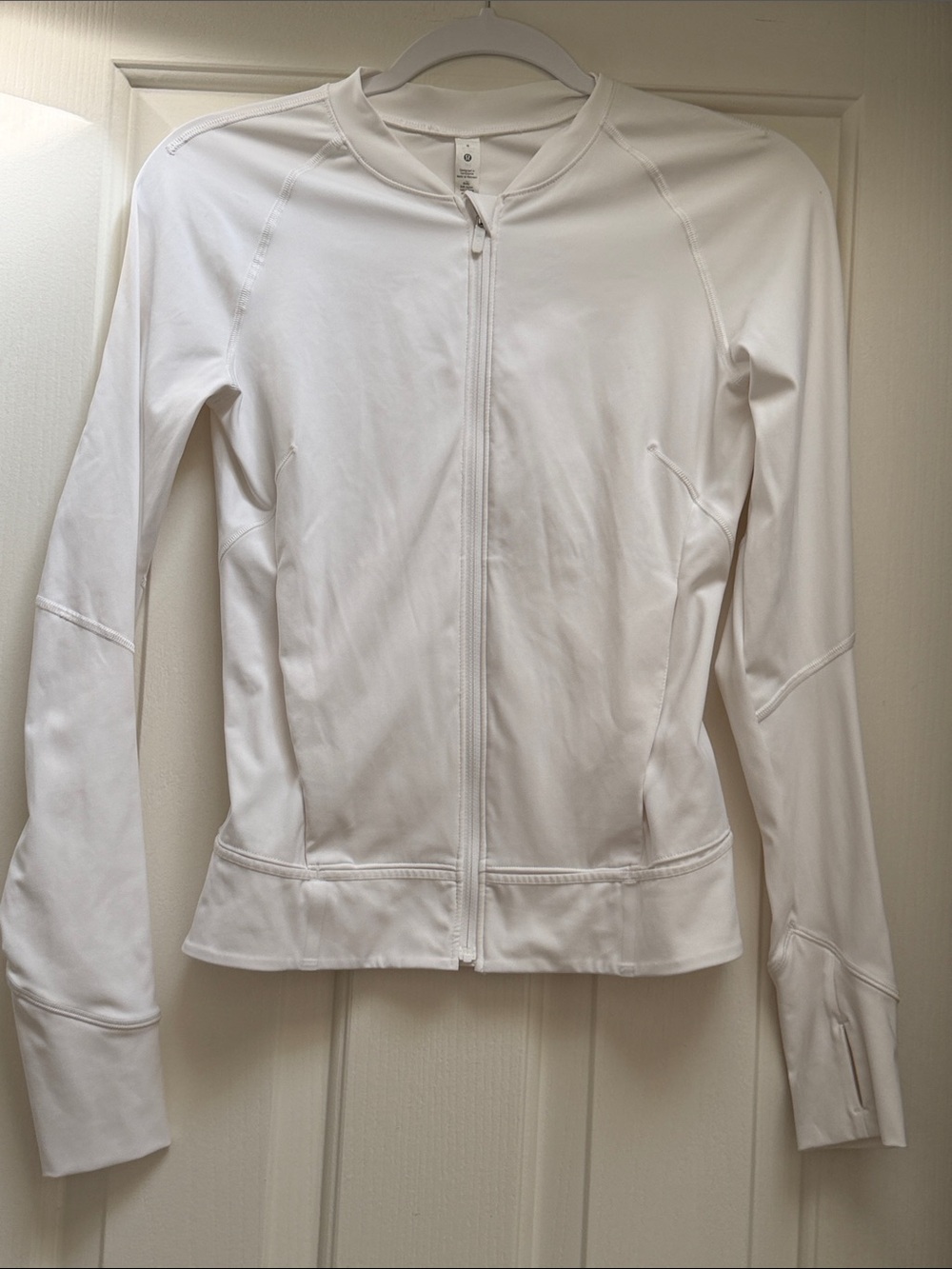 lululemon athletica White Full-Zip Performance Jacket